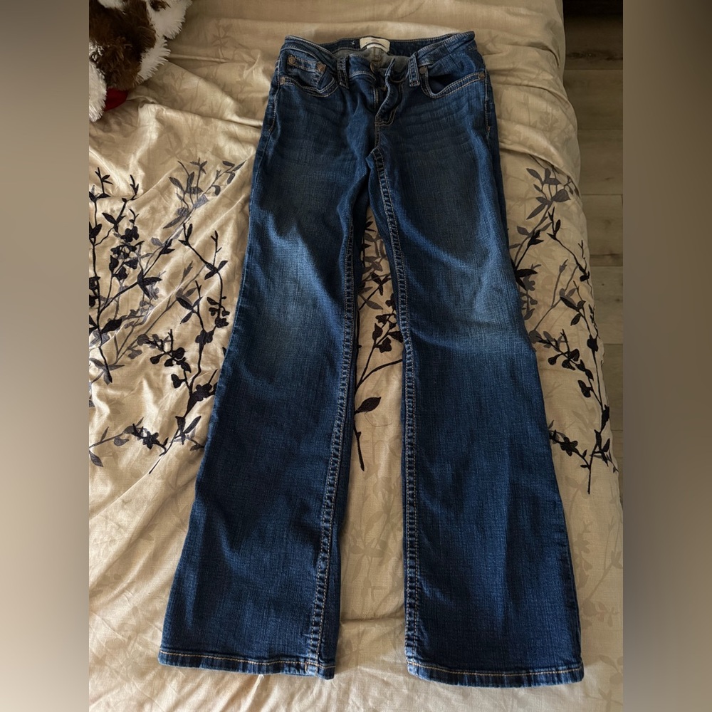 Shyanne Dark Blue Boot Cut Jeans
